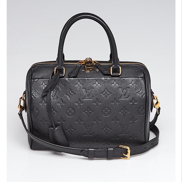 Louis Vuitton Handbags - Louis Vuitton Speedy Bandouliere 25 Monogram Empriente Leather Black M42401